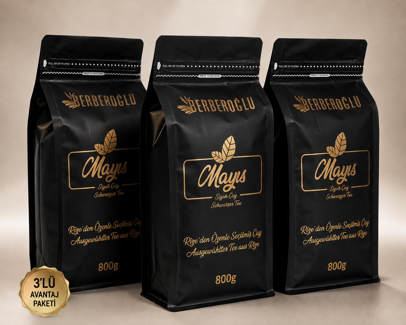 Mayıs Çayı – 3'lü Avantaj Paketi (3 x 800g)